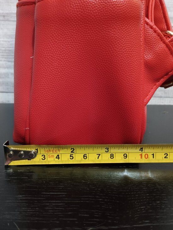 CXL Christian Lacroix Red Mini Backpack NWT Gold Hardware Pine Caviar Bag